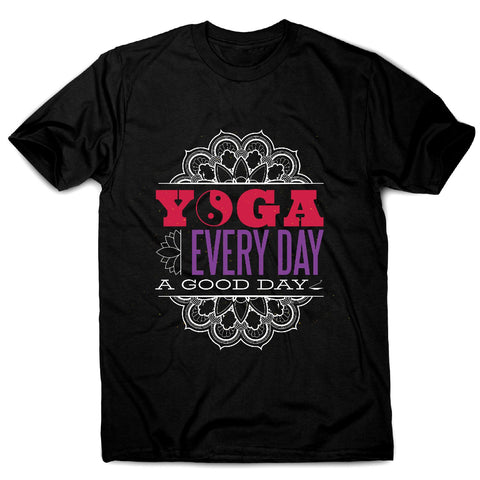 Yoga everyday - men's funny premium t-shirt - Graphic Gear