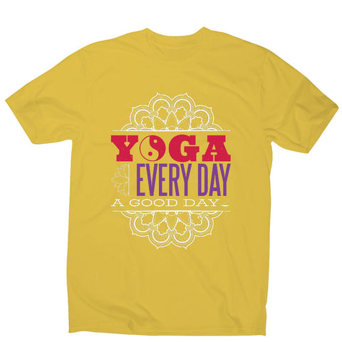 Yoga everyday - men's funny premium t-shirt - Graphic Gear